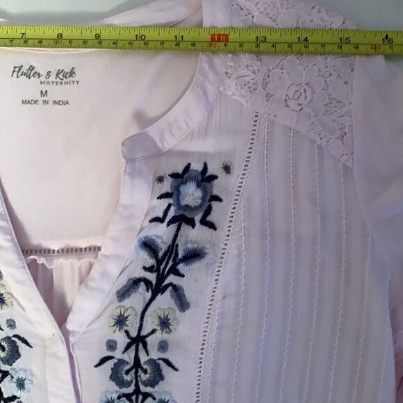 FLUTTER & KICK Tunic, Long Sleeve, 100%Cotton. Size M - Picture 5 of 10